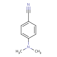 4-Cyano-N,N-dimethylaniline formula graphical representation