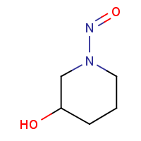 N-Nitroso-3-hydroxypiperidine formula graphical representation
