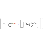 Benzenesulfonic acid, ethenyl-, sodium salt, polymer with diethenylbenzene formula graphical representation