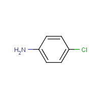 4-Chloroaniline formula graphical representation