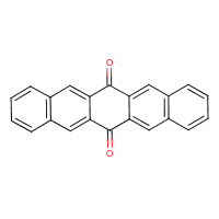 6,13-Pentacenequinone formula graphical representation