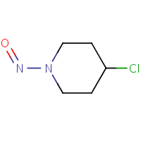 N-Nitroso-4-chloropiperidine formula graphical representation