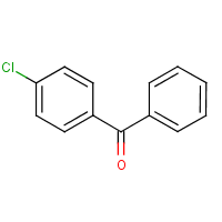 4-Chlorobenzophenone formula graphical representation