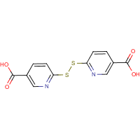 6,6'-Dithiodinicotinic acid formula graphical representation