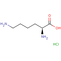 Lysine monohydrochloride formula graphical representation