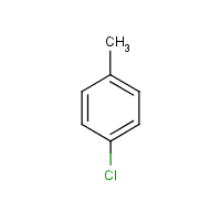 4-Chlorotoluene formula graphical representation