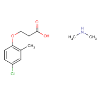 Mecoprop dimethylamine salt formula graphical representation