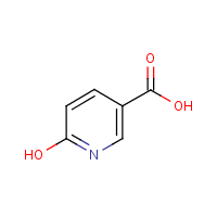 6-Hydroxynicotinic acid formula graphical representation