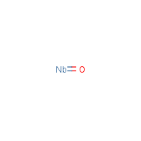 Niobium monoxide formula graphical representation