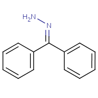 Benzophenone hydrazone formula graphical representation