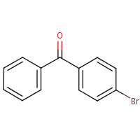 4-Bromobenzophenone formula graphical representation