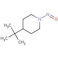 N-Nitroso-4-tert-butylpiperidine formula graphical representation