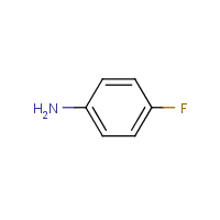 4-Fluoroaniline formula graphical representation