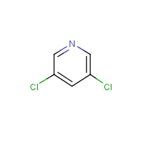 3,5-Dichloropyridine formula graphical representation