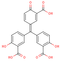 Aurintricarboxylic acid formula graphical representation