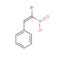 beta-Bromo-beta-nitrostyrene formula graphical representation
