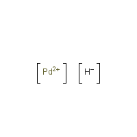 Palladium hydride formula graphical representation