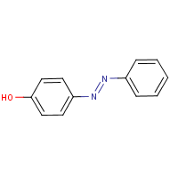 4-Hydroxyazobenzene formula graphical representation