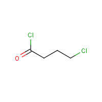 4-Chlorobutyryl chloride formula graphical representation