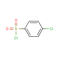 4-Chlorophenylsulfonyl chloride formula graphical representation