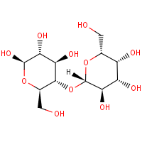 beta-D-Lactose formula graphical representation