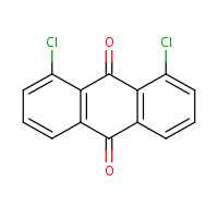 1,8-Dichloroanthraquinone formula graphical representation