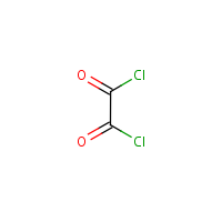Oxalyl chloride formula graphical representation