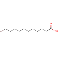 11-Bromoundecanoic acid formula graphical representation