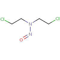 N-Nitrosobis(2-chloroethyl)amine formula graphical representation
