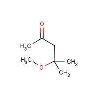 4-Methoxy-4-methyl-2-pentanone formula graphical representation