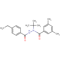 Tebufenozide formula graphical representation