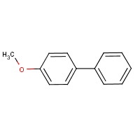 4-Methoxybiphenyl formula graphical representation