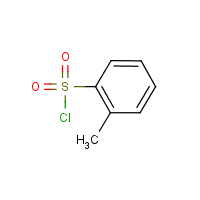 o-Tolylsulfonyl chloride formula graphical representation