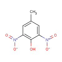 4-Methyl-2,6-dinitrophenol formula graphical representation