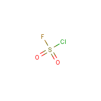 Sulfuryl chloride fluoride formula graphical representation