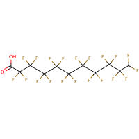 11-Eicosafluoroundecanoic acid formula graphical representation