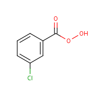 3-Chloroperoxybenzoic acid formula graphical representation