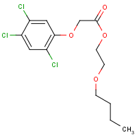2,4,5-T butoxyethanol ester formula graphical representation