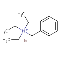 Benzyltriethylammonium bromide formula graphical representation