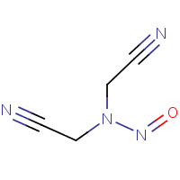 N-Nitrosobis(cyanomethyl)amine formula graphical representation