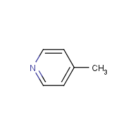 4-Picoline formula graphical representation