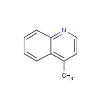 4-Methylquinoline formula graphical representation