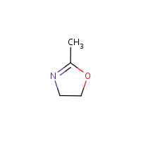 2-Methyl-2-oxazoline formula graphical representation