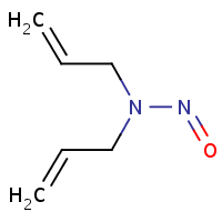 Diallylnitrosamine formula graphical representation