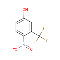 4-Nitro-3-trifluoromethylphenol formula graphical representation