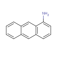 1-Aminoanthracene formula graphical representation