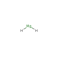 Magnesium hydride formula graphical representation