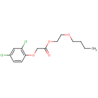 2,4-D butoxyethyl ester formula graphical representation