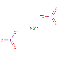 Magnesium iodate formula graphical representation
