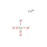 Cupric selenate formula graphical representation